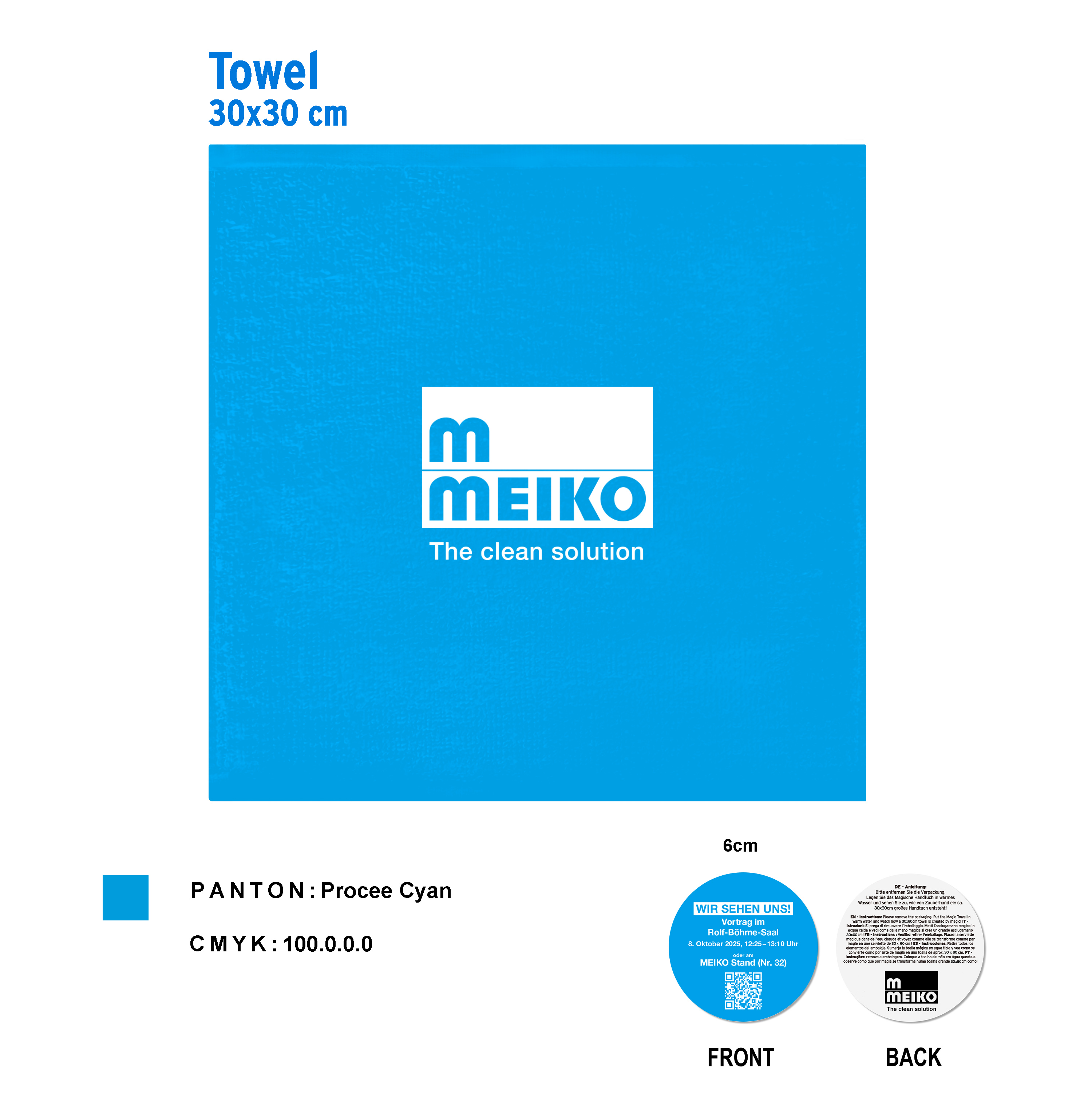 Magiska handdukar med tryck | Profilprodukter med logotyp ｜Profilproduktermedtryck.com