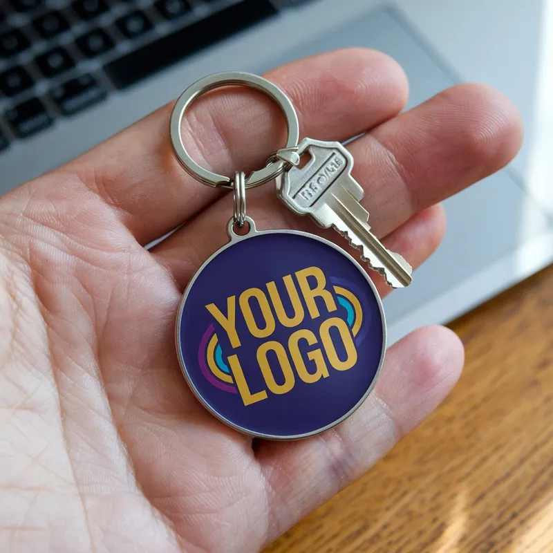 Porte-clés en métal personnalisé avec logo – Cadeau d’entreprise haut de gamme ｜cadeauxpublicitaire.com